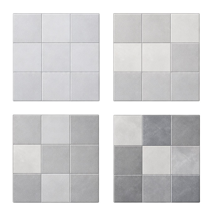 Farbvarianz bei Fliesen