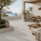 Preview: R11 Feinsteinzeug-Terrassenplatte Mirage ReGea RA11 Modica mit strukturierter Steinoptik