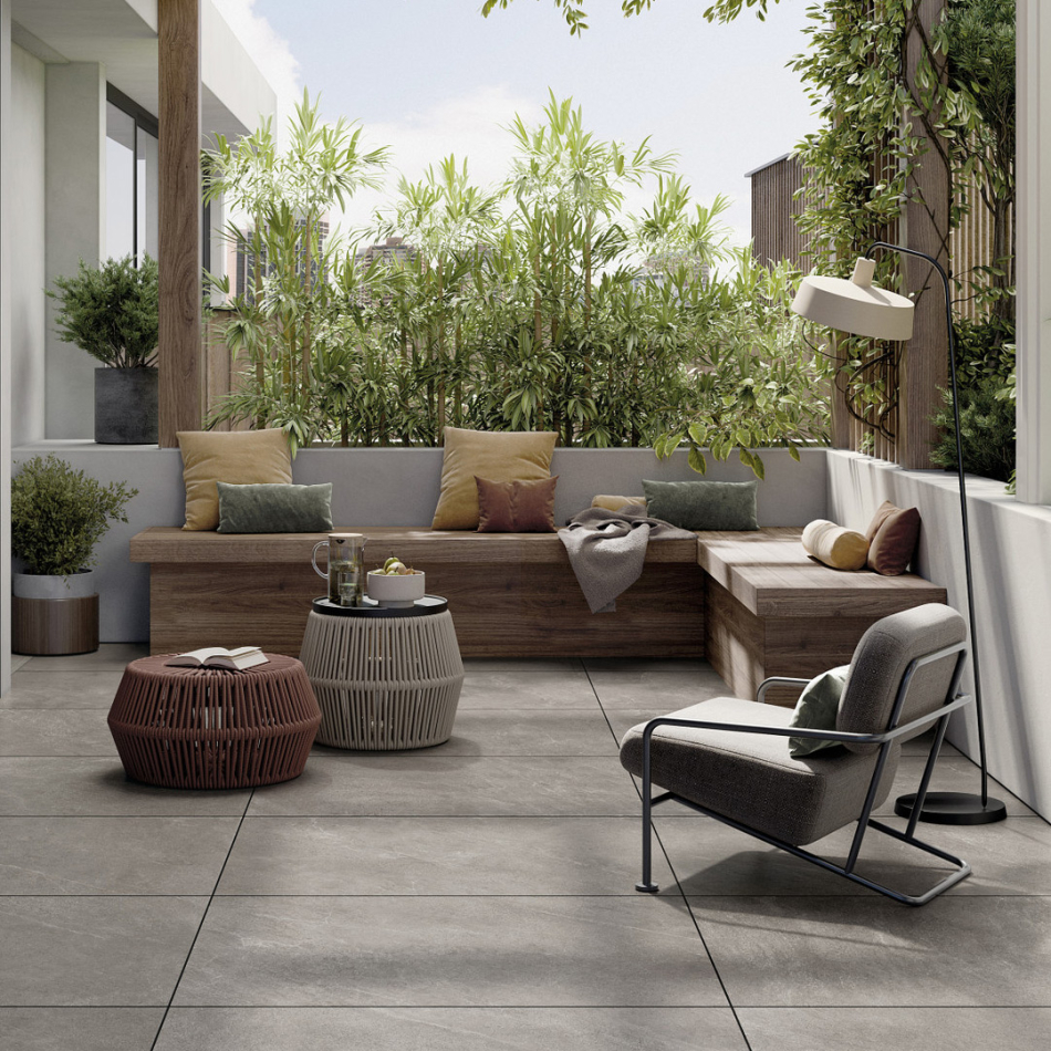 Preview: Mirage Motley MT06 Liverpool Terrassenplatte 60x120x2 cm für Terrasse und Balkon